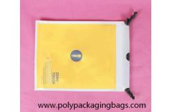 China Towel Packing Frosted CPE PE Plastic Drawstring Bags For Travel supplier
