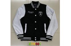 China XTW001 Men's knitting baseball jackets coats swearshirt stock supplier