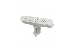 China Surge Protection Clamp Desktop Power Outlet With Usb C supplier