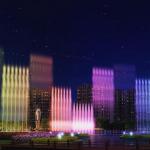 Waterscape music stainless fountain with dancing show for sale