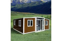 China Steel Frame 40ft Expandable Container Home For Space Saving And Easy Assembly supplier