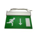 3 Hours Rechargeable Battery Operated Double Sided Emergency Exit Sign for sale