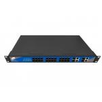 Rack Mount 100KM SFP Fiber Switch 1310/1550nm for sale