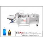 10000BPH Automatic Bottle Unscrambler Machine High Speed For Round / Flat Bottles for sale