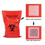Red Yellow Autoclave Biohazard Plastic Bags For Hospital Clinical Waste bag, Medical waste bag for sale