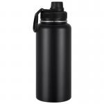 304 Stainless Steel Vacuum Insulated Portable Water Cup For Tea Cold Hot Drinks And Water Black for sale