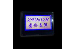 China Grey Positive Graphic LCD Display 240X128 FSTN 3.3V RGB LCD Screen supplier