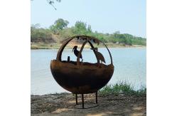 China Wood Burning Steel Outdoor Fire Pit Depth60cm/80cm/100cm/Custom supplier