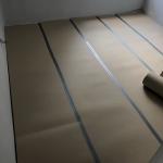 Durable Floor Surface Protection Roll Waterproof Building Paper 23X23X97 Cm for sale