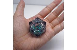 China One Sequined Liquid Flow Sand Resin Dice# Dnd#Rpg#Coc Smooth Edge supplier