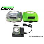 Underground Miners Cap Lamp Transparent Material 13000lux Super Brightness Impact Resistant for sale