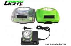 China Underground Miners Cap Lamp Transparent Material 13000lux Super Brightness Impact Resistant supplier