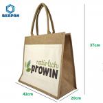 Fashionable Shopping Cotton Cloth Linen Jute Burlap Tote Bag for sale