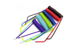China Best Selling Hard Hat Coil Tool Lanyard Safety Spring Tool Fall Protection Lanyard supplier