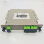 Cassette Type 1x4 Sc/Apc Passive Fiber Optic Splitter Types for sale
