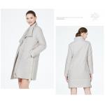 Polyester Filling Greyish Green Ladies Winter Outerwear Casual Spring Jackets For Wear