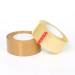 2inches X 100yards Clear And Brown Bopp Adhesive Strong Acrylic Packing Tape Roll With For Packing Shipping for sale