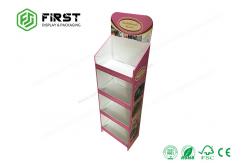 China 4C Offest Printing Cardboard Floor Displays Eco - Friendly Recyclable For Snacks supplier
