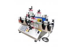 China Tabletop Automatic Round Bottle Labeling Machine For Vial Glass Jar supplier