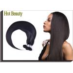 Grade 6A 100 Virgin Peruvian Hair Extensions With Double Weft , Silk Straight Hair for sale