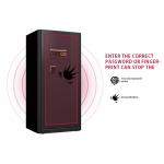 Steel Jewelry Safe Box Biometric Fingerprint Lock Watch Winder Safe Double Rows Bolts