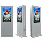 Indoor Ultra Thin 43 Inch Digital Signage Kiosk Floor Stand Advertising Totem for sale
