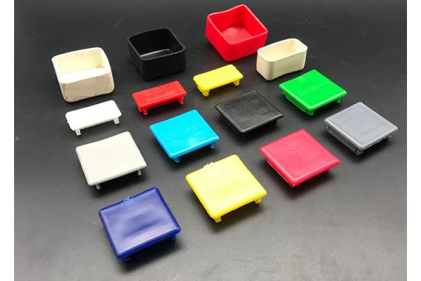Custom 41x62 Colorful Plastic Channel End Cap