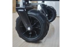 China Folding Wagon Stretching Handle Collapsible Camping Cart Folding Beach Trolley supplier
