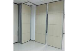 China Soundproof Sliding Folding Room Partitions MDF + Aluminum Material supplier