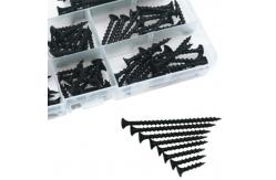 China Boxed Countersunk Head Tapping Screws Hard Black Cross Ash Phosphorus Drywall Screw supplier