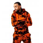Unlined Silk Printing Pullover Sweater Hoodies Custom Lables for sale