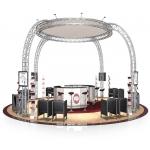 Circle Aluminum Square Truss Frame Truss Structure Lighting Truss