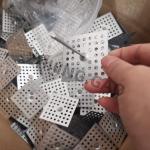 aluminum Steel Perforated Base Spindle Insulation Anchors for sale