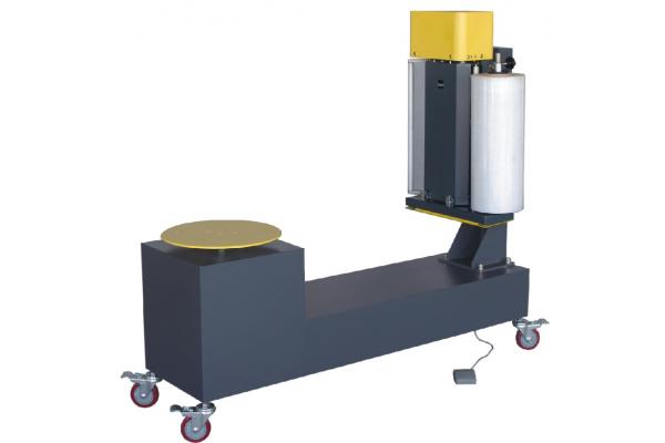Mini box stretch wrapping machine