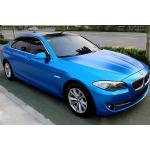 Crystal Matte Metallic Blue Vinyl Wrap Roll Slidable Scratch Resistant