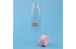 China 550ml 29oz Transparent PET Plastic Juice Bottle With Screw Cap supplier