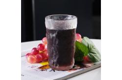 China Custom Water Juice Drinking Glasses Cup Embossed Crystal 10oz supplier