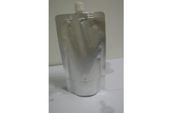 China Custom Silver Aluminum Foil Spout Pouch for Liquid Packaging supplier