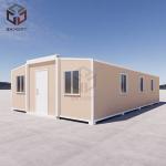 Prefabricated 40FT Expandable Container Home Manufactured Scratch Resistant for sale