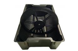 China 3mm Conductive Polystyrene 330mm SMT Reel Tray ESD Storage Box supplier