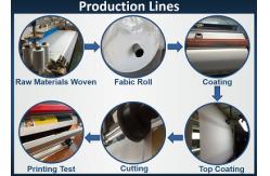 China Inkjet Polyester Canvas Rolls Waterproof supplier