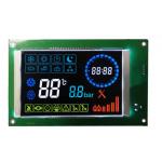 5.0V High Contrast Chip On Board Color Icons VA LCD Segment Display Module   for sale