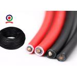 Good Cold Flexibility Single Core Solar Cable , DC Solar System Cable TUV Approved for sale