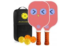 China High Rebound Fiberglass Pickleball Paddles Custom With Honeycomb Core supplier