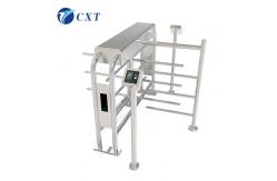 China Supermarket Waist Height Turnstile Automatic 304 Stainless Steel supplier