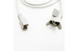 China  Medical Spo2 Sensor , Pediatric Clip Pulse Oximeter Oxygen Probe 1.1M Long supplier