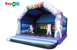 China PVC Tarpualin Dj Inflatable Disco Dome Bouncer For backyard supplier