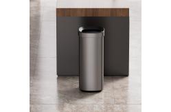 China Household Open Top Stainless Steel Garbage Can with 50L Capacity and Durable Design supplier