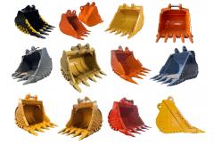 China Optimized Tooth Design Excavator Rock Bucket For Construction Demolition Work supplier