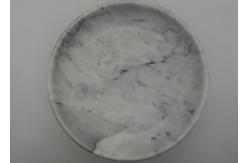 China 10 Inch Solid Stone Serving Bowl , Real Marble Fruit Bowl With Stand supplier